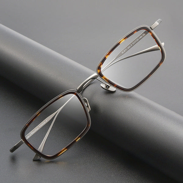 Lavi Business Rectangle Titanium Glasses Frame