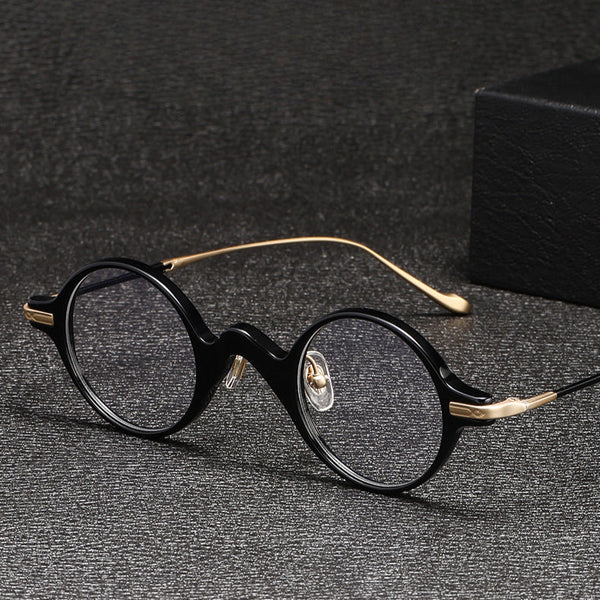 Enoh High-quality Retro Round Acetate Glasses Frame