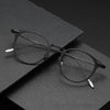 North Ultra-light Pure Titanium Vintage Round Eyeglasses Frame