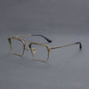 Madun Business Square Titanium Double-bridge Glasses Frame