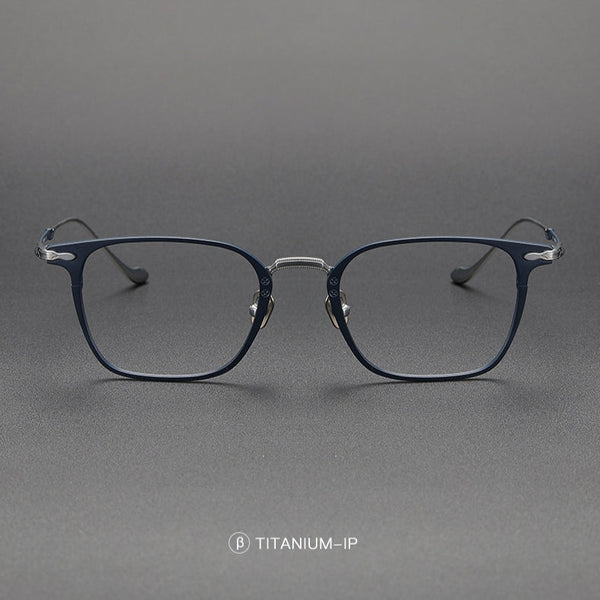 Olawt Retro Titanium Square Glasses Frame