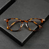 Tozo Vintage Titanium Round Glasses Frame