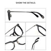 Gail Classic Square Acetate Glasses Frame