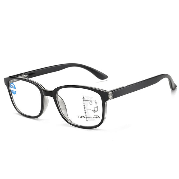 Fashion Anti-Blue Light Progressive Multi-Focus Reading Glasses