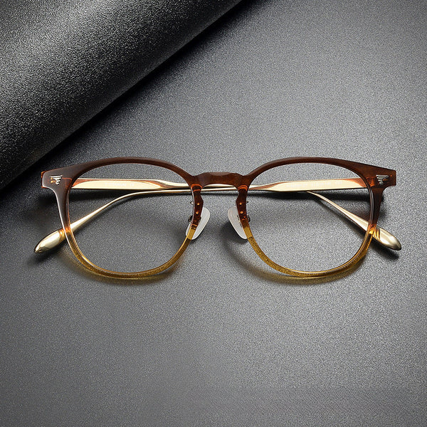 Wynn Retro Oval Titanium Glasses Frame