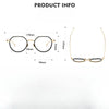 Titanium Geometric Glasses FrameKMN7310