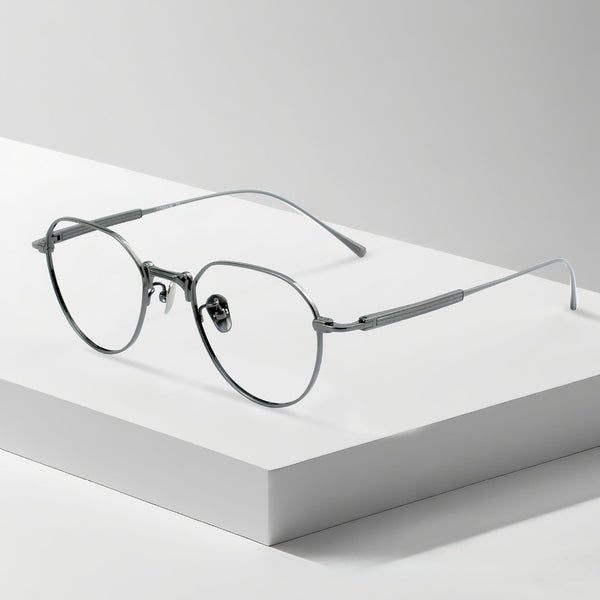 Reeve Retro Oval Titanium Glasses Frame