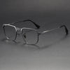 Hahn Business Square Titanium Double-bridge Glasses Frame
