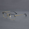 Madun Business Square Titanium Double-bridge Glasses Frame