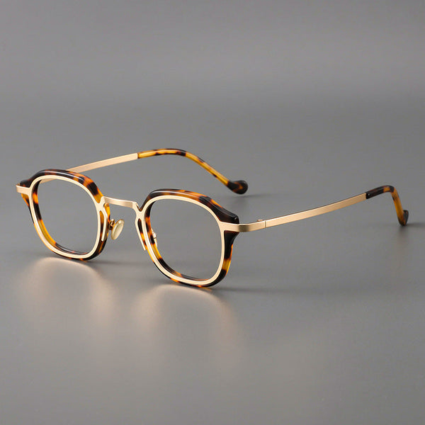 Xian Titanium Vintage Round Eyeglasses Frame
