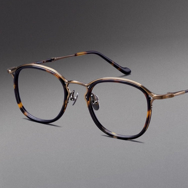 Randi Retro Titanium Square Glasses Frame