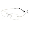 Titanium Anti-Blue Light Rimless Reading Glasses - CML1289