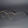 Teff Vintage Titanium Square Glasses Frame