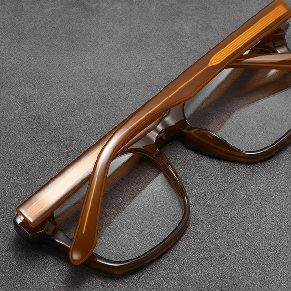 Grahn Retro Square Acetate Glasses Frame