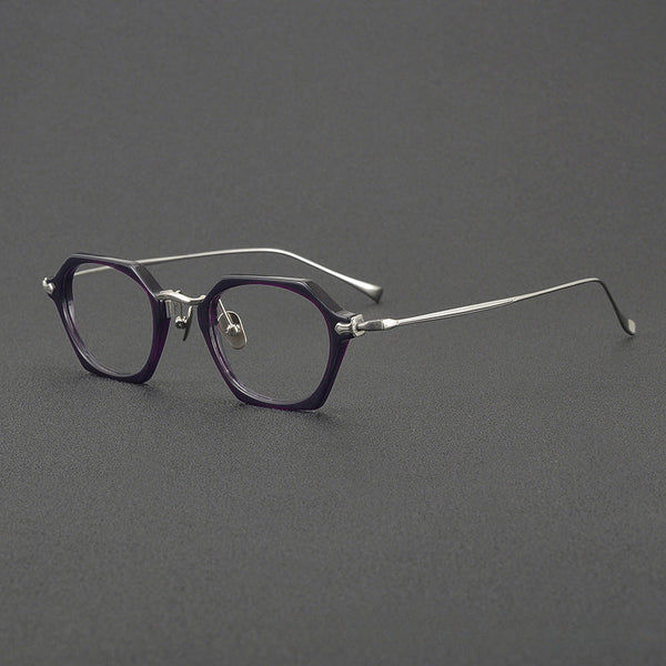 Tosta Vintage Titanium Polygon Glasses Frame