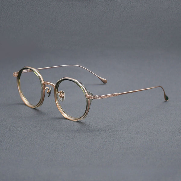 Jazzy Classic Round Acetate Glasses Frame