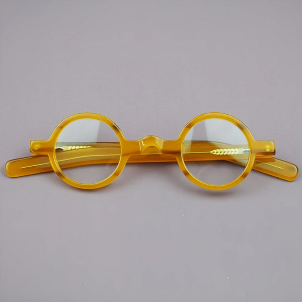 Hai Retro Acetate Round Glasses Frame
