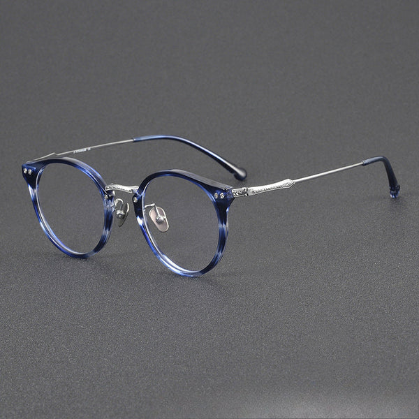 Urso Vintage Titanium Round Glasses Frame