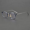 Herta Retro Oval Titanium Glasses Frame
