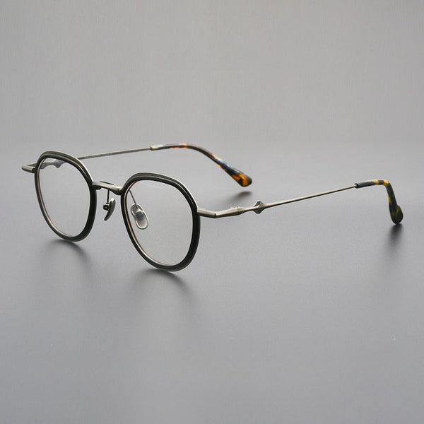 Giffin Retro Square Titanium Glasses Frame