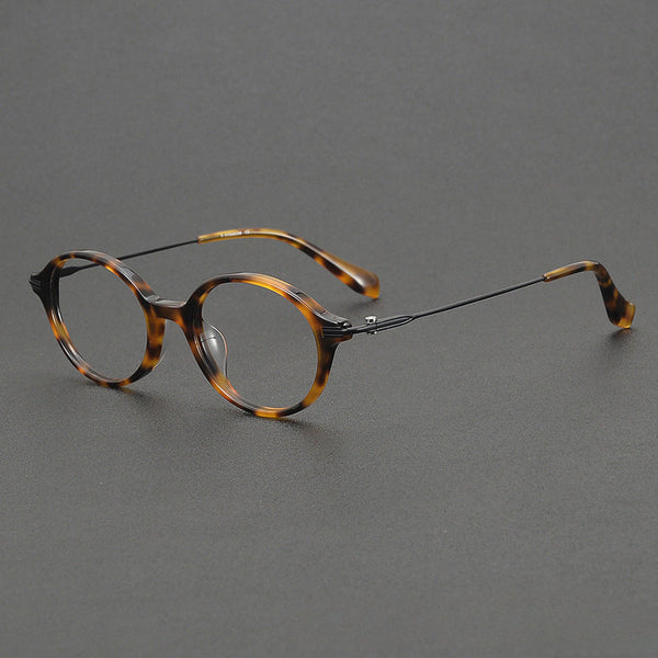 Finley Vintage Titanium Oval Glasses Frame