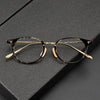 Herta Retro Oval Titanium Glasses Frame