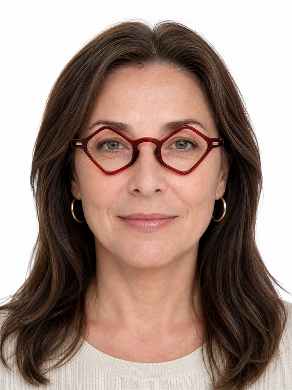 Conlin Vintage Polygon Acetate Glasses Frame