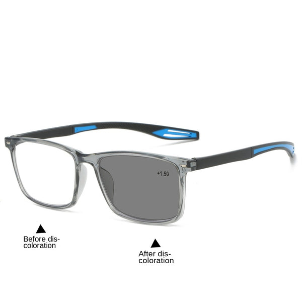 Ultra-Light Multifocal Photochromic Progressive Anti-Blue Light Reading Glasses-CML030-1