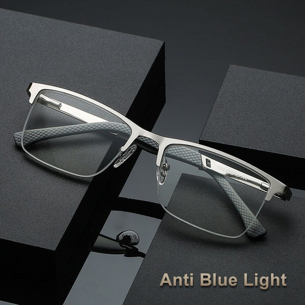 Ultra-Light Multifocal Photochromic Progressive Anti-Blue Light Reading Glasses 2S02