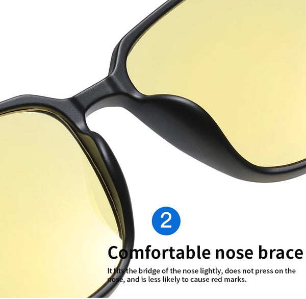 Square Ultra-Light Multifocal Progressive Smarth Photochromic Reading Glasses CML902