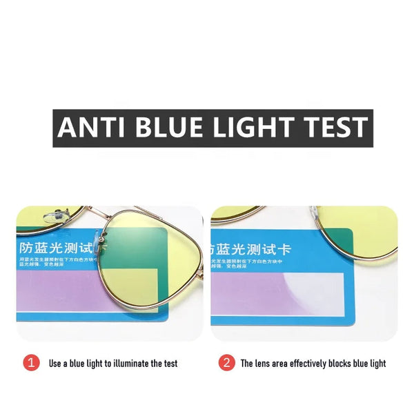 Night Vision Photochromic Blue Light Blocking Multifocal Reading Glasses - CML1990