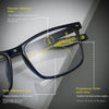 Ultra-Light Multifocal Photochromic Progressive Anti-Blue Light Reading Glasses-CML030-1