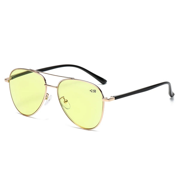 Night Vision Photochromic Blue Light Blocking Multifocal Reading Glasses - CML1990