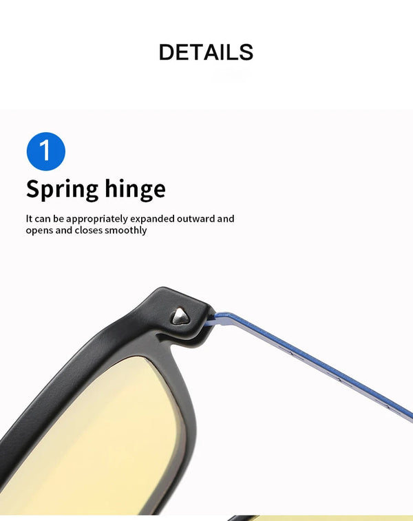 Square Ultra-Light Multifocal Progressive Smarth Photochromic Reading Glasses CML902