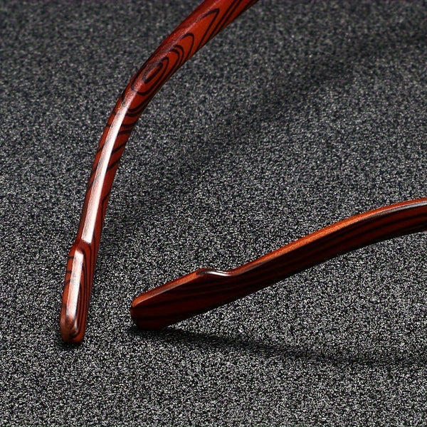 Classic Gold Edge Square Sunglasses