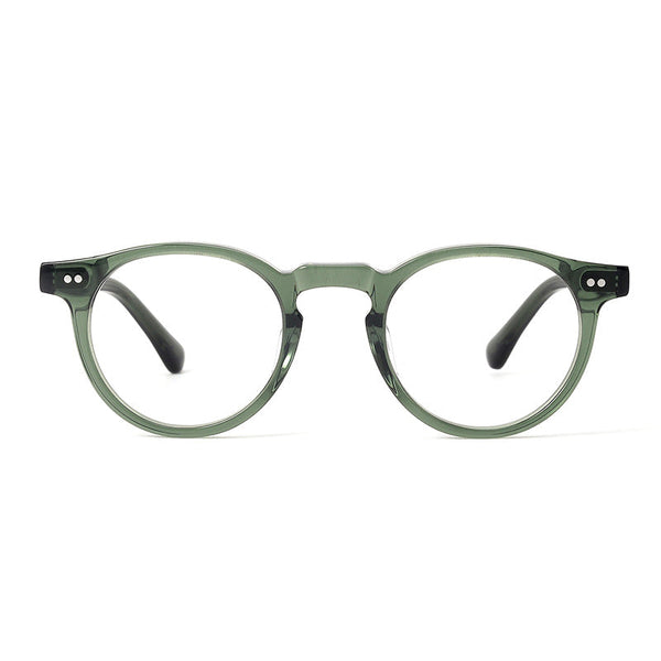 Lox Retro Oval Acetate Glasses Frame