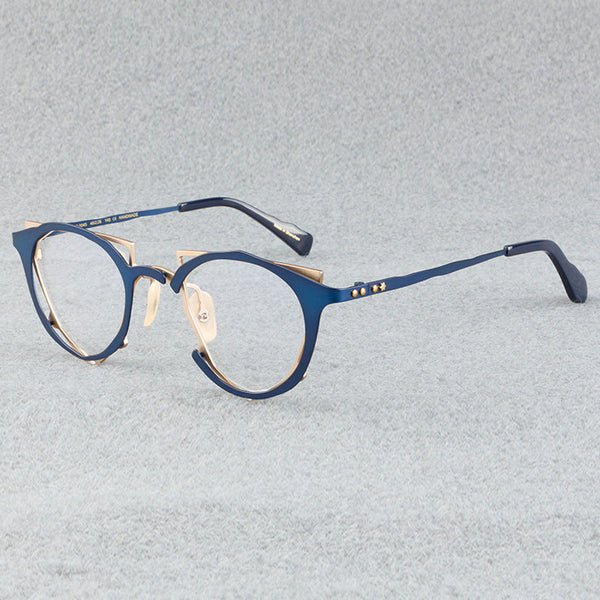 Retro pure titanium frames full frame ultra-light frames 0045