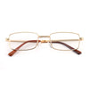Natural Crystal Stone Clear Real Glass Lens Titanium Folding Reading Glasses (FREE BOX) - CML1058