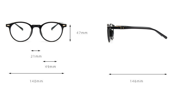TR90 Round Glasses Frames T7158