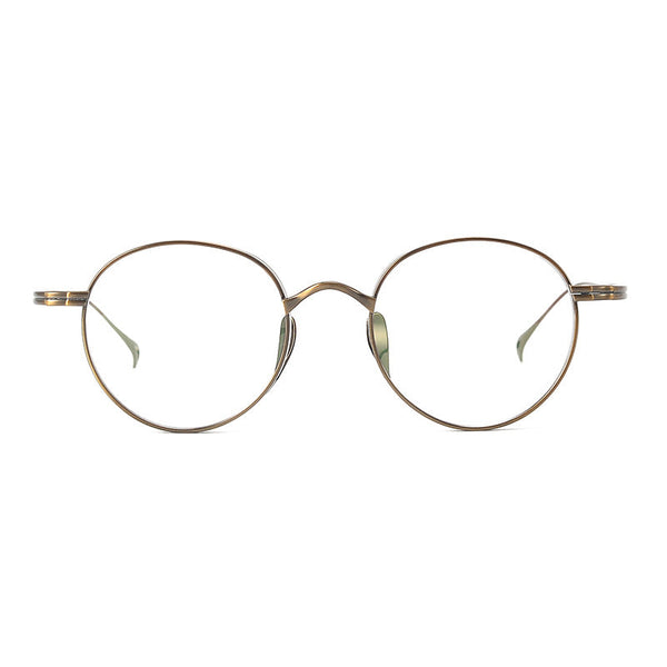 Jaklin Titanium Vintage Eyeglasses Frame With Sunglasses Clips