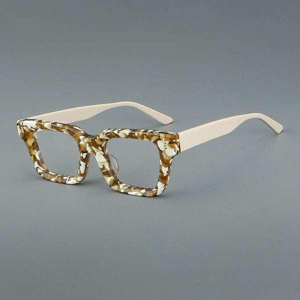 Harry Retro Rectangle Acetate Glasses Frame