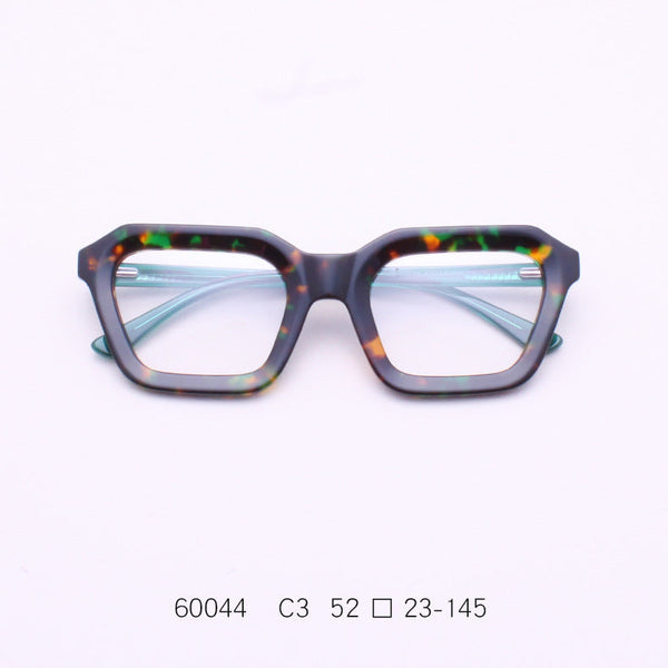 Retro frame plate glasses 60044