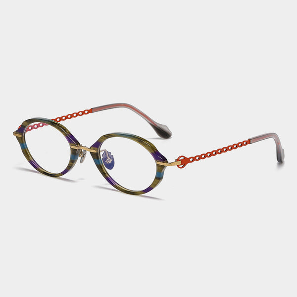 Naomi High-quality Titanium Oval Glasses Frame