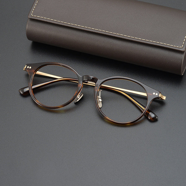 Titanium Round Glasses Frame SC003