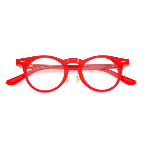 Mario Vintage Oval Acetate Eyeglasses Frame