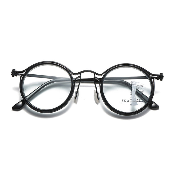 Ultra-Light Multifocal Photochromic Progressive Anti-Blue Light Reading Glasses