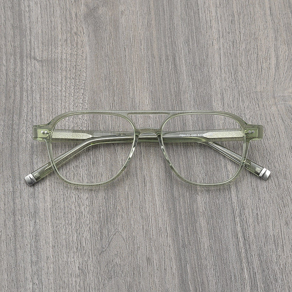 Acetate Aviator Square Glasses Frames 8172