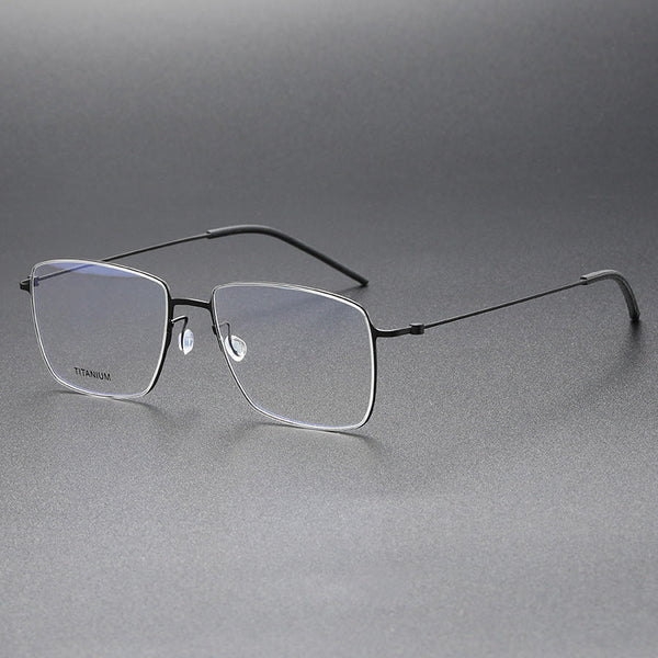Retro Titanium Square Glasses Frame 5508