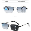 Ultra- Light Titanium Tinted Photochromic Multifocal Progressive Reading Glasses - CML1832
