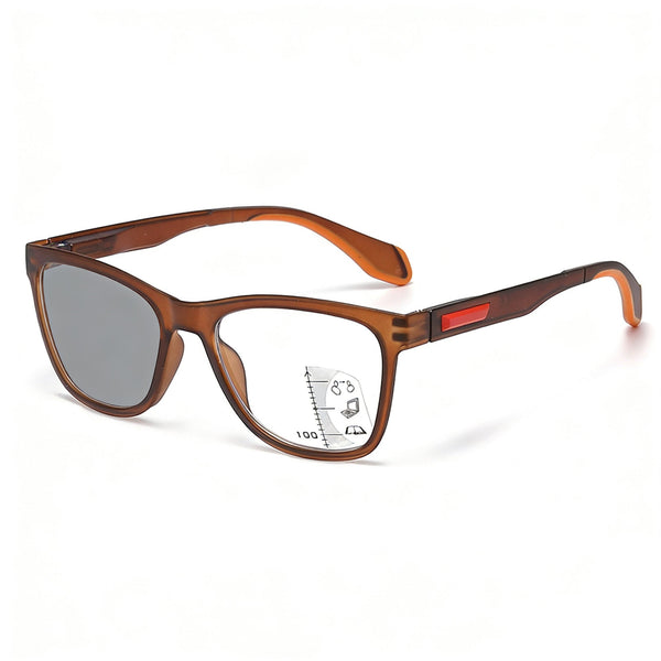 Ultra-Light Multifocal Photochromic Progressive Anti-Blue Light Reading Glasses-CML2599